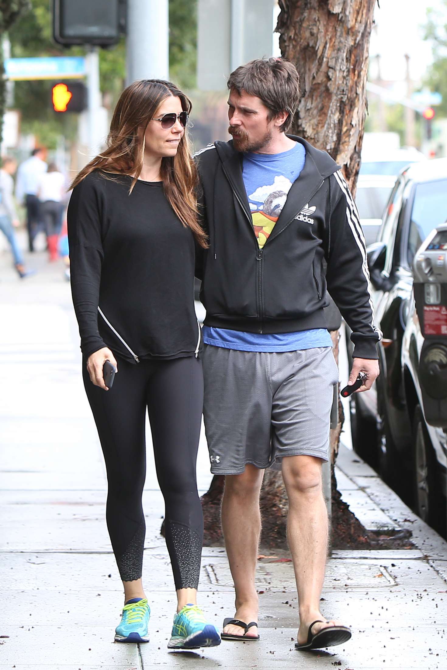 Sibi Blazic and Christian Bale out in Santa Monica -19 – GotCeleb