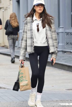 Sistine Stallone - Shopping candids at Whole Foods supermarket in Downtown Manhattan
