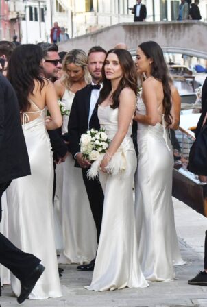 Sophia Bush - Attending a friend's wedding in Italy