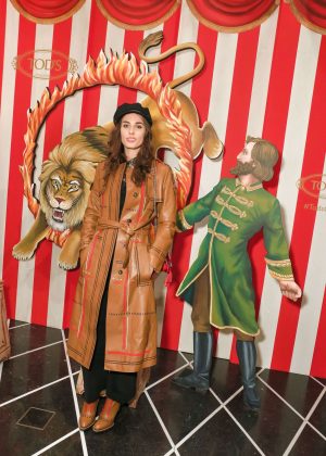 Sophie Auster - Tod's Fellini-esque Holiday Circus Celebration in NY