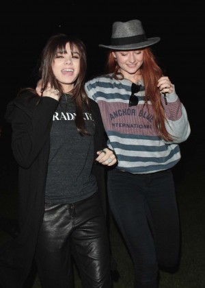 Sophie Turner & Hailee Steinfeld out in Hyde Park