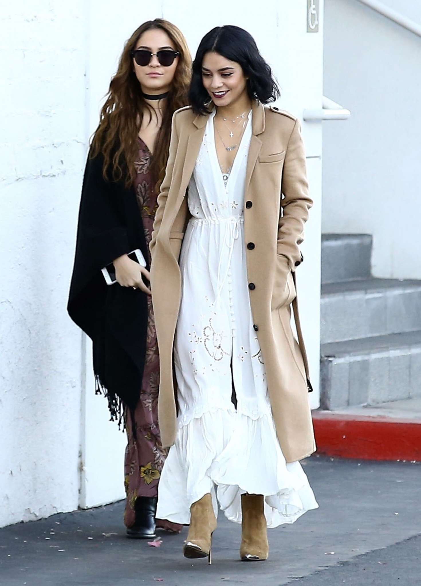 Stella and Vanessa Hudgens - Seen in Studio City. 