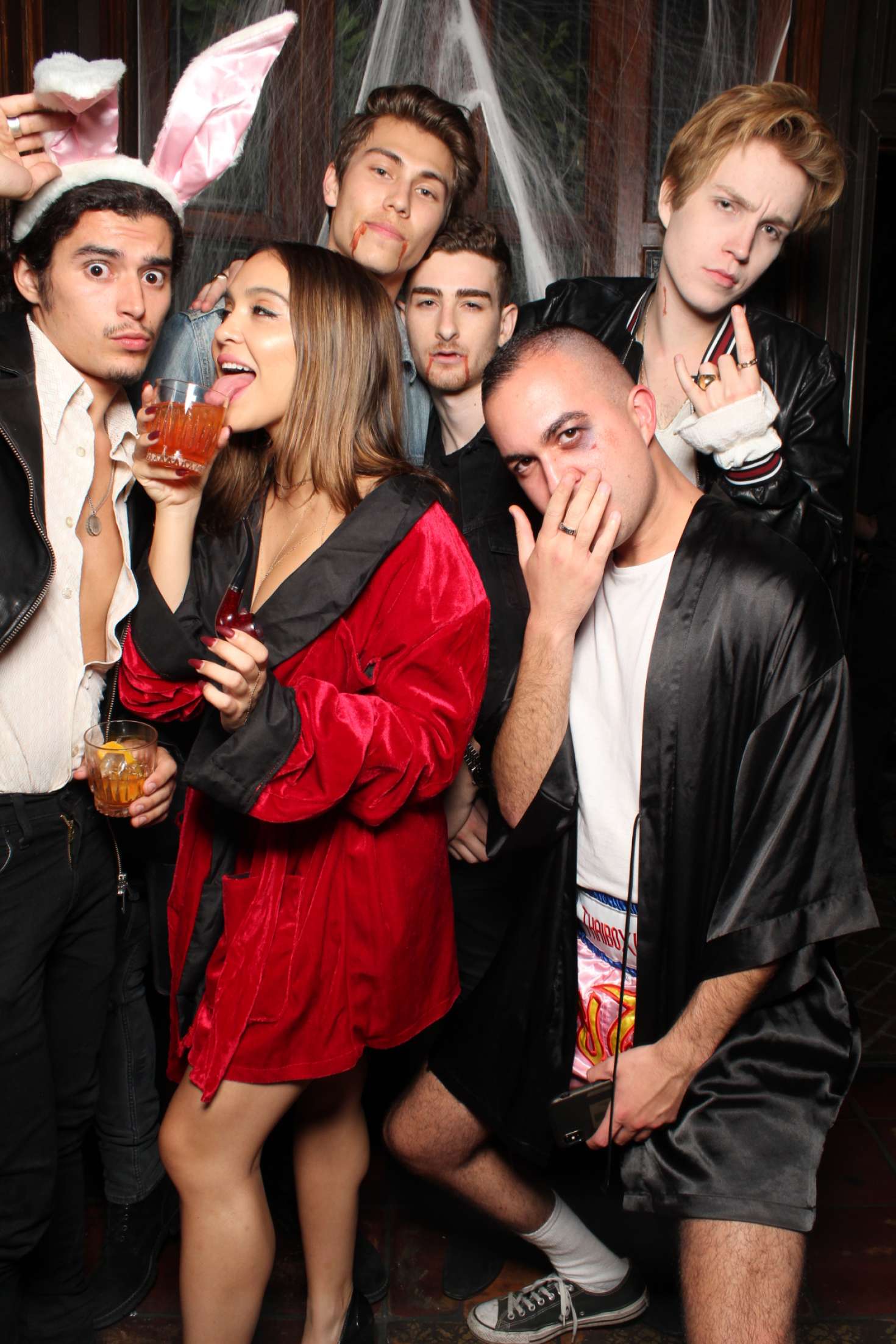 Stella Hudgens: Halloween Party Photobooth 2018 -16 | GotCeleb