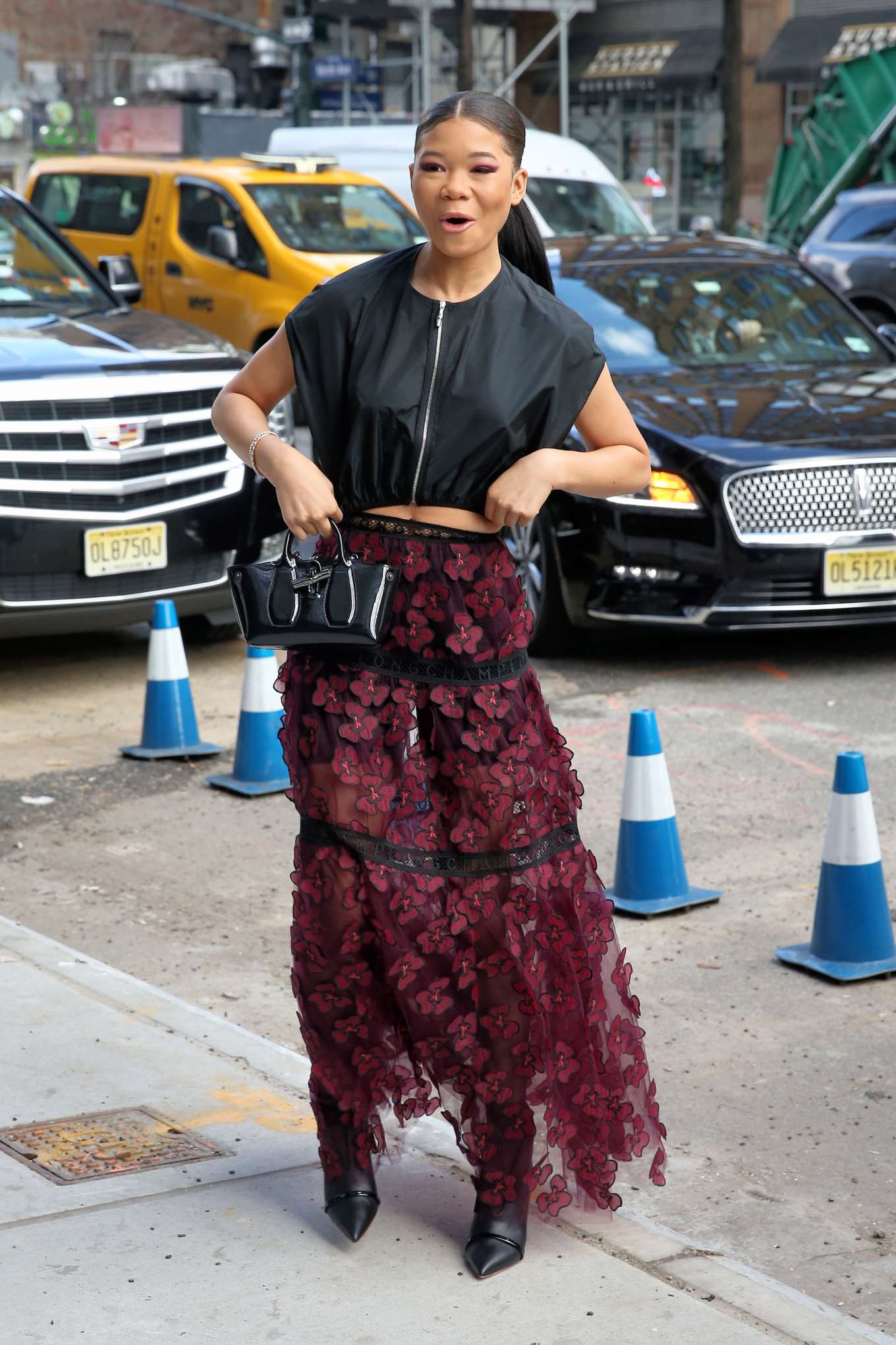 Storm Reid - Seen At Longchamp during New York Fashion Week in New York