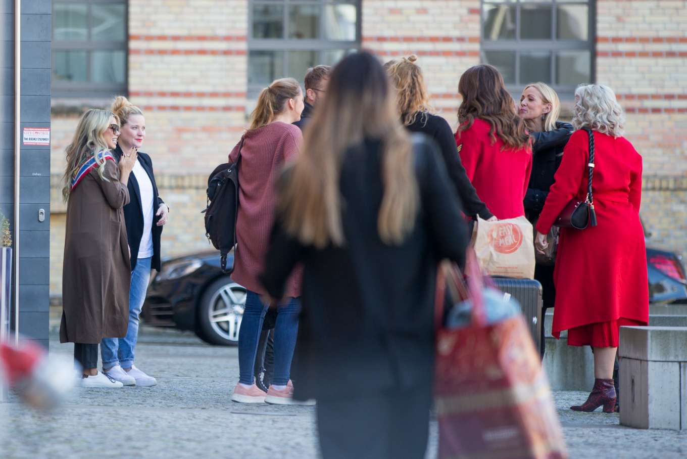 Sylvie Meis and Lilly Becker - Filming a new episode of german TV Show