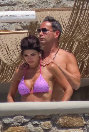 Teresa Giudice - With Luis Ruelas and with her daughters Gia and Milania Giudice in Mykonos