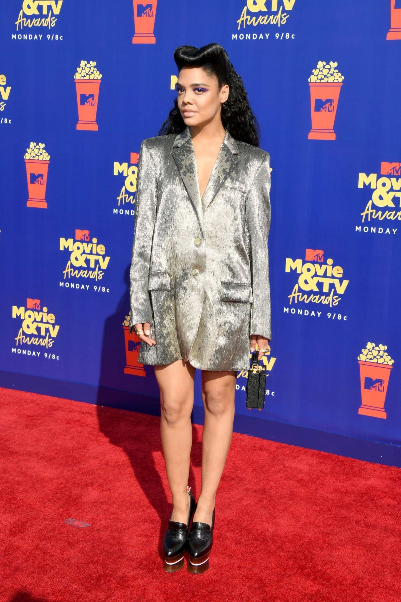 Tessa Thompson â€“ 2019 MTV Movie and TV Awards Red Carpet in Santa Monica