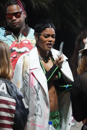 Teyana Taylor - Neon Carnival Party on day 2 of the Coachella 2023