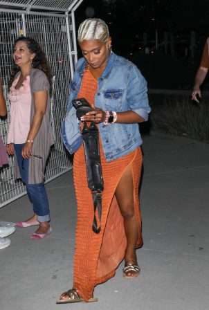 Tiffany Haddish - Seen arriving at Taylor Swift's concert in Los Angeles