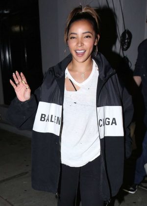 Tinashe at Craig's in West Hollywood