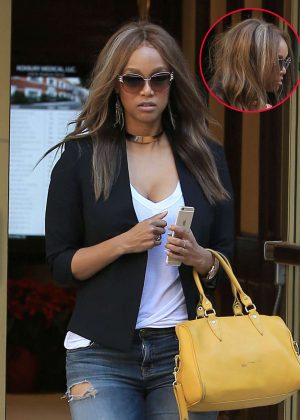 Tyra Banks - Leaves a doctors office in Beverly Hills
