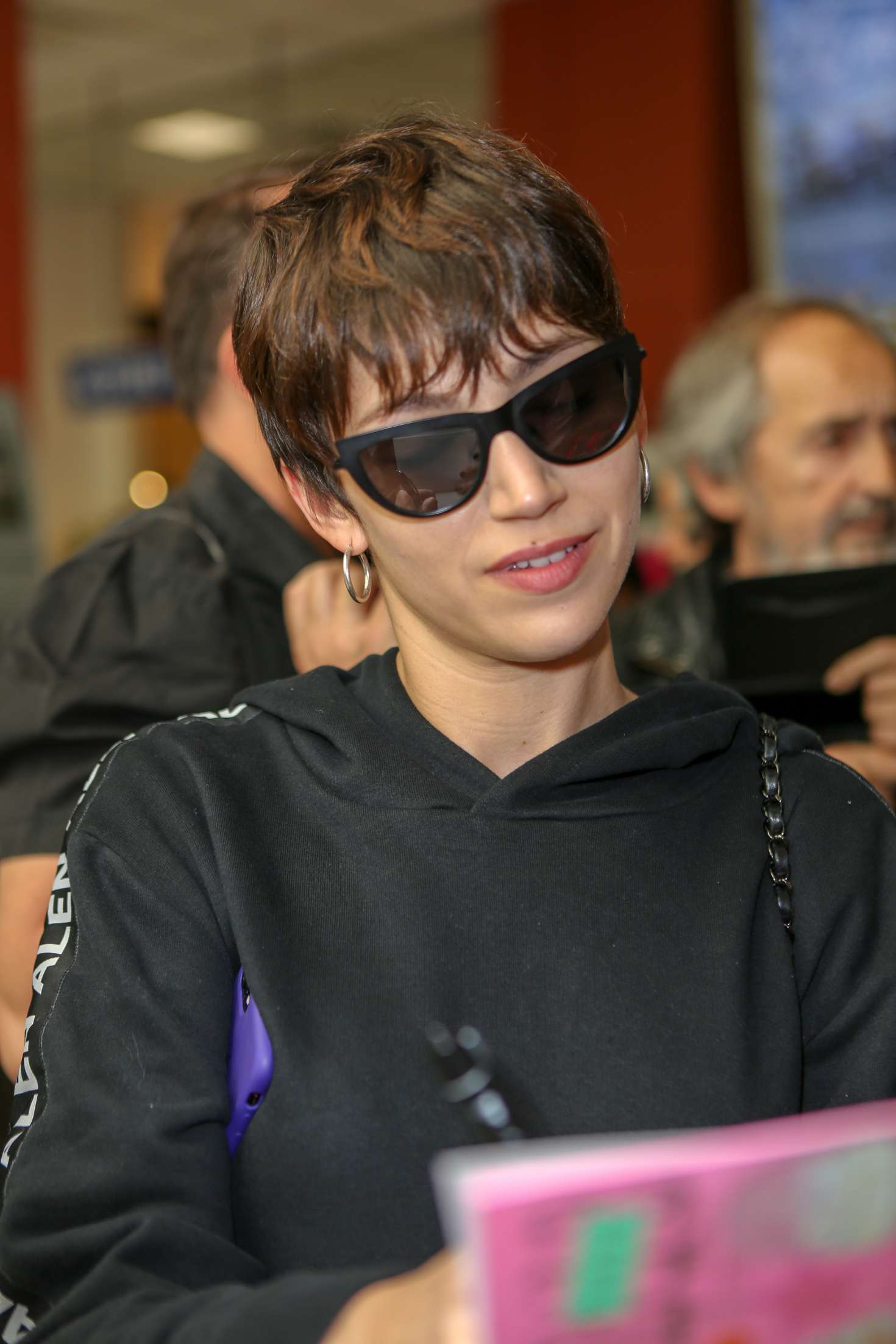 Ursula Corbero 2018 : Ursula Corbero: Arriving at Nice Airport -01