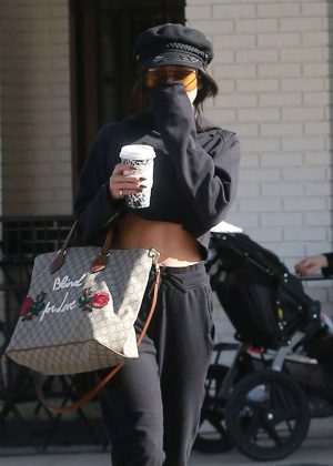 Vanessa Hudgens at Alfred Coffee and Kitchen in Studio City