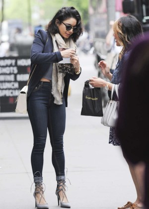 Vanessa Hudgens in Tight Jeans Out and about in NYC
