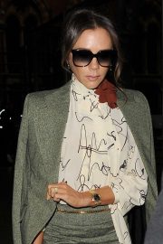 Victoria Beckham - Is seen as arriving back in London