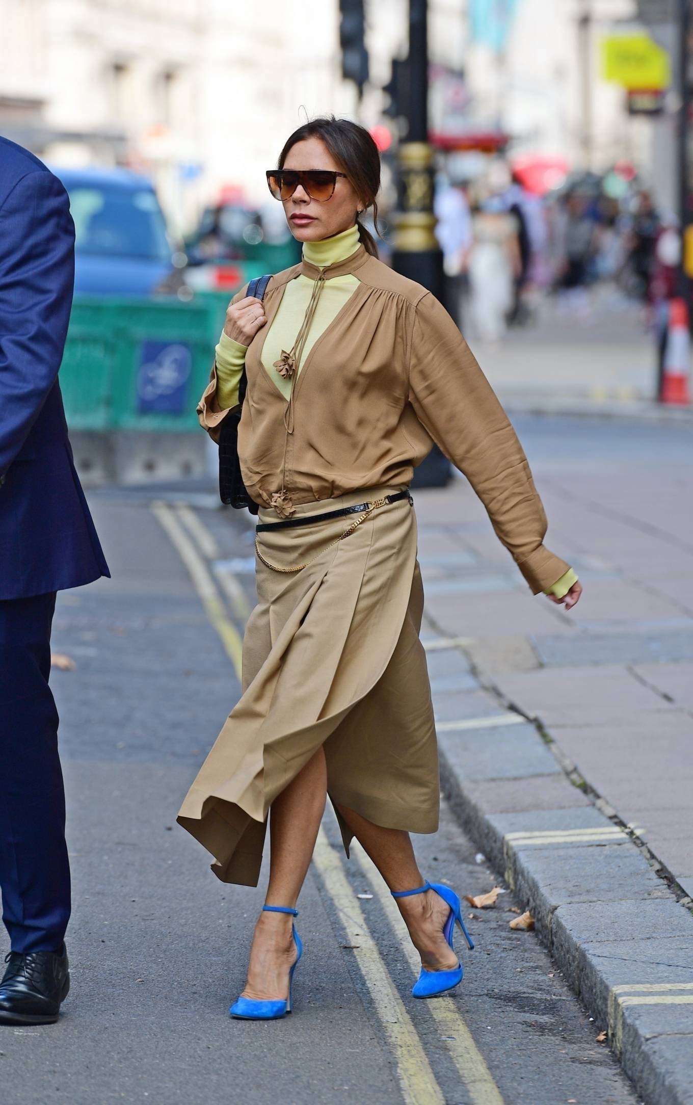 Victoria Beckham – Leaving Wolsley Restaurant in Central London