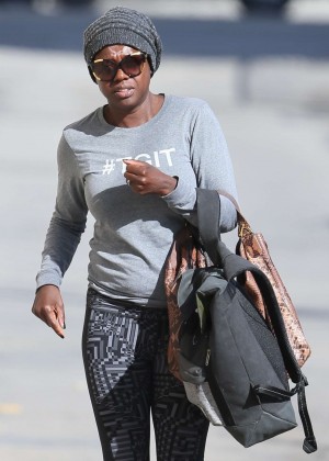 Viola Davis - Arriving at the ABC Studios in Hollywood