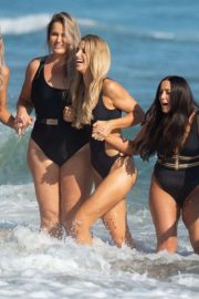 Vogue Williams and Spencer Matthews - Photoshoot candids in Marbella