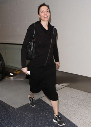 Whitney Cummings - Arrives at LAX Airport in LA