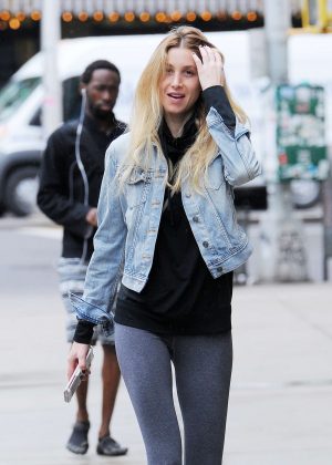 Whitney Port in Tights Out in Manhattan