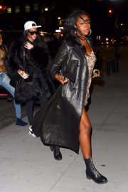 Winnie Harlow and Justine Skye are spotted in New York