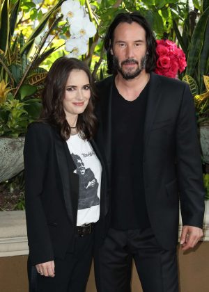 Winona Ryder and Keanu Reeves - 'Destination Wedding' Photocall in Beverly Hills