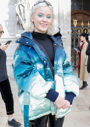 Zara Larsson - Leaving Stella McCartney Fashion Show in Paris
