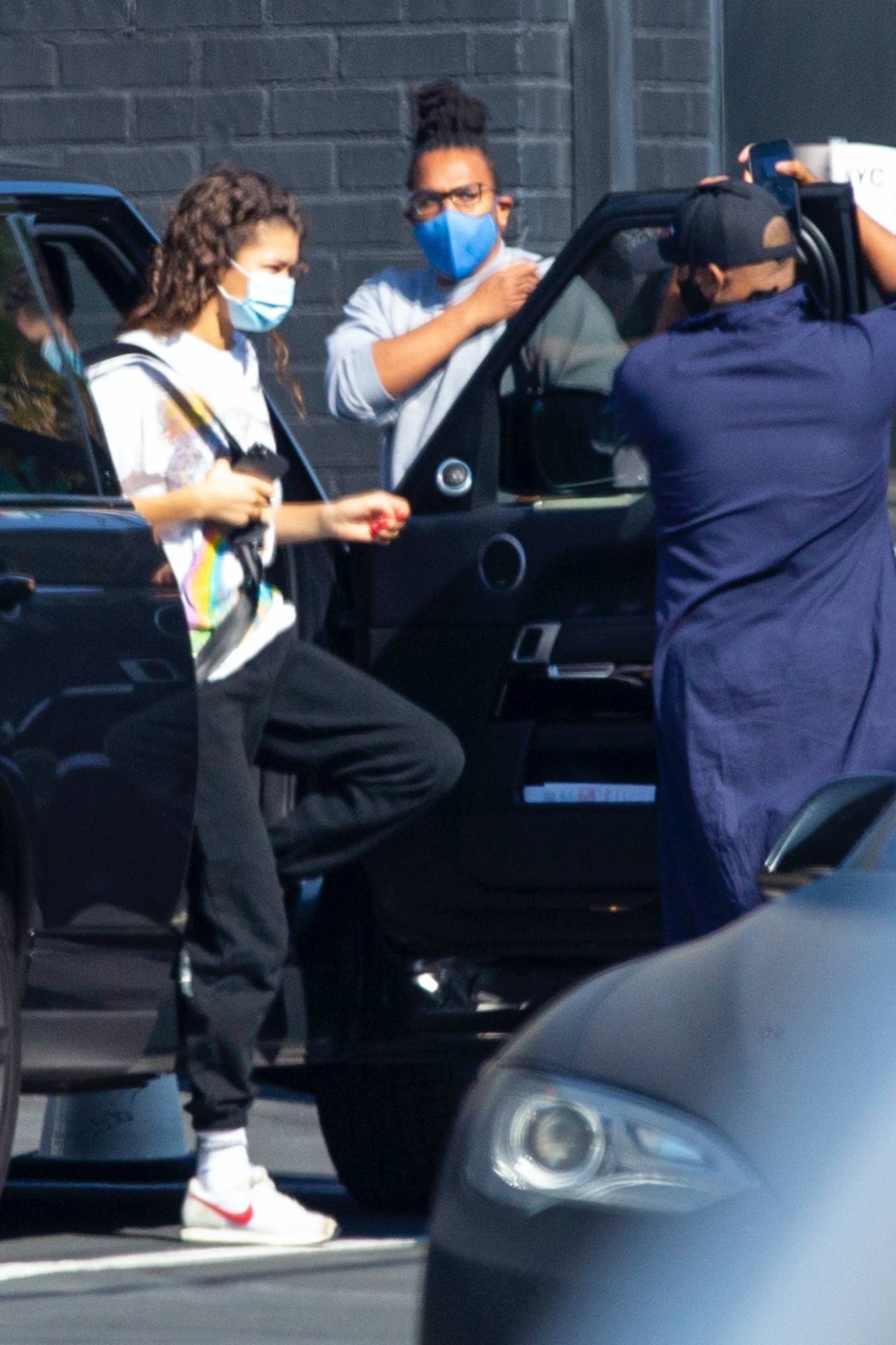 Zendaya – arrives at a studio in Los Angeles