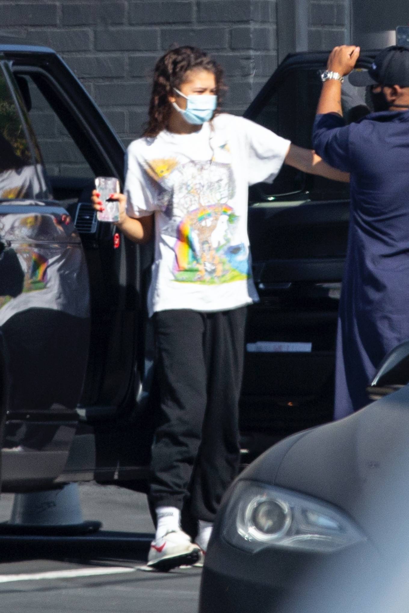 Zendaya – arrives at a studio in Los Angeles