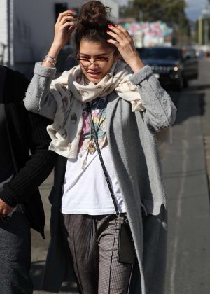 Zendaya out in West Hollywood