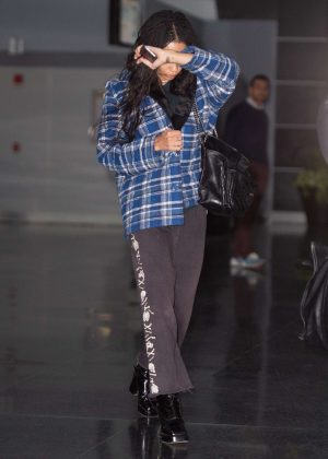 Zoe Kravitz - Arrives at JFK airport in NYC