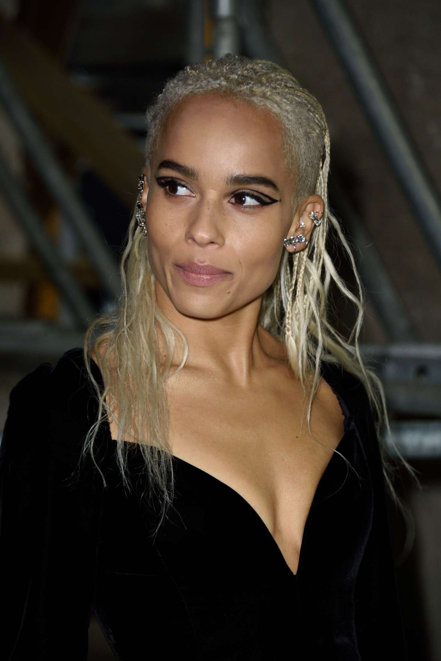 Zoe Kravitz: Saint Laurent Show AW 2017 -07 | GotCeleb