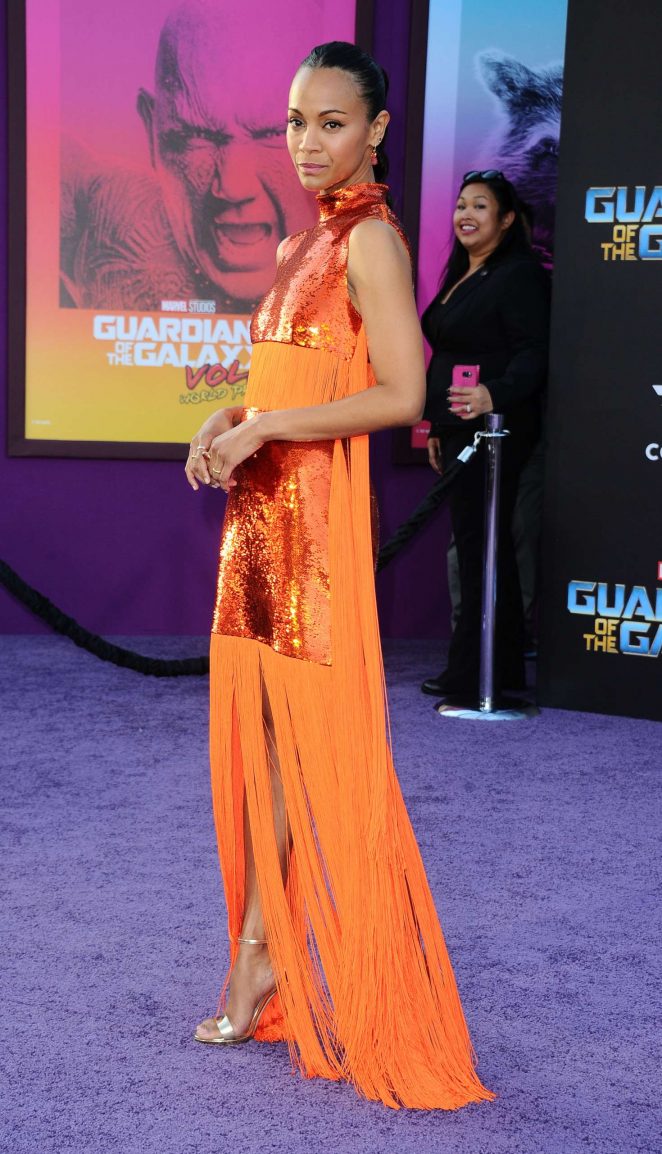 Zoe Saldana – ‘Guardians of the Galaxy Vol. 2’ Premiere in LA – GotCeleb