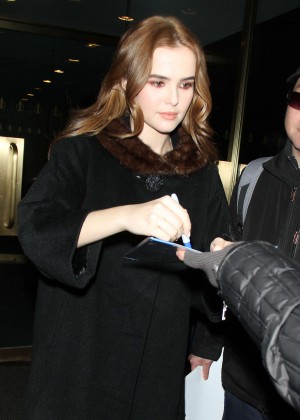Zoey Deutch at NBC'S Today Show Promoting Grease Live in New York